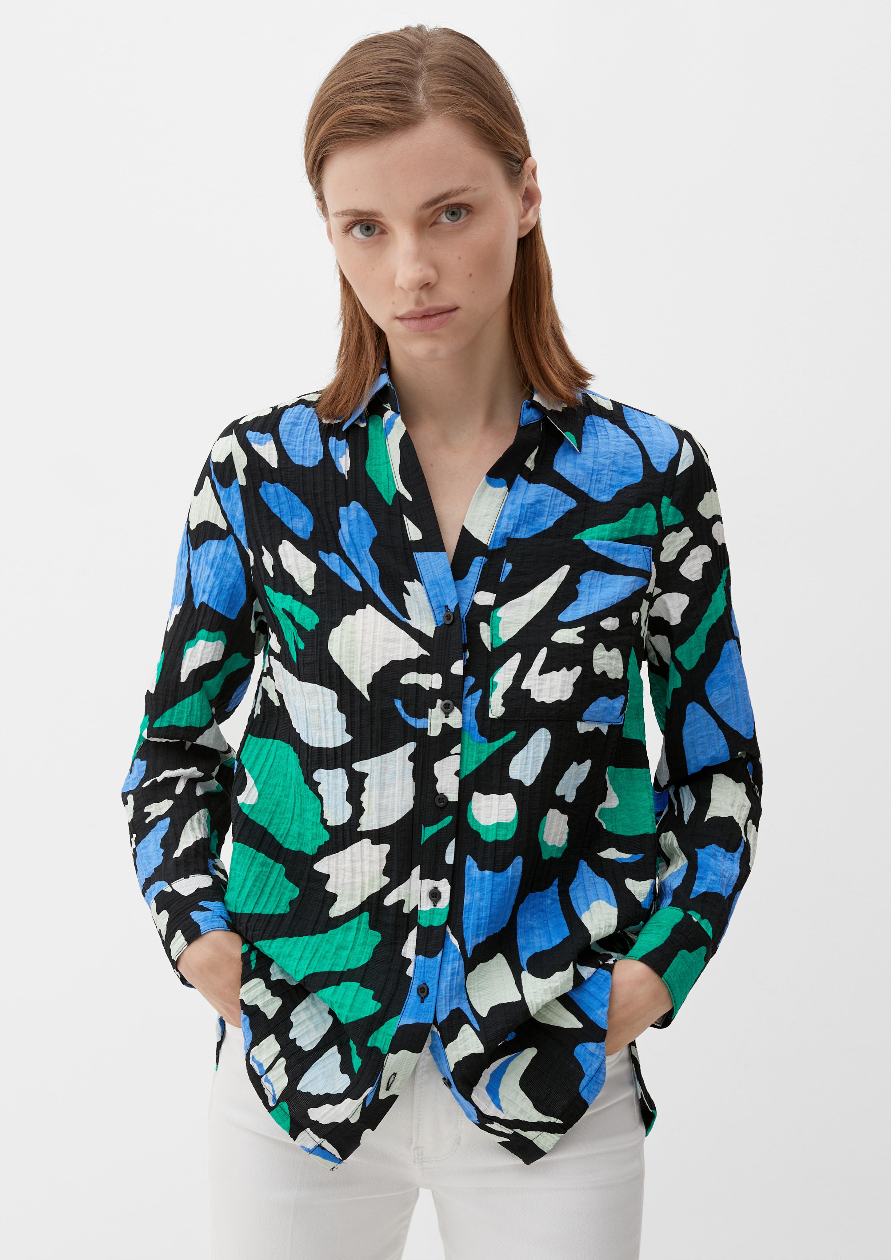 Longbluse aus Viskosemix  2128371-99B0