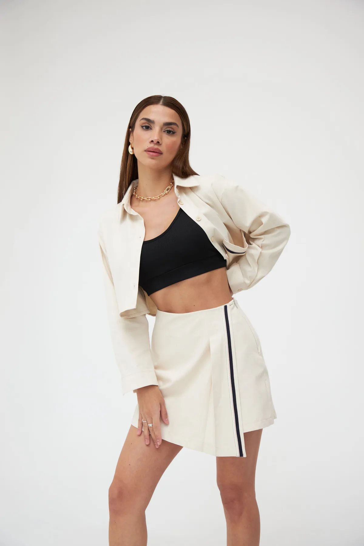 Laluvia  Zweiteiler - Grau - Regular Fit