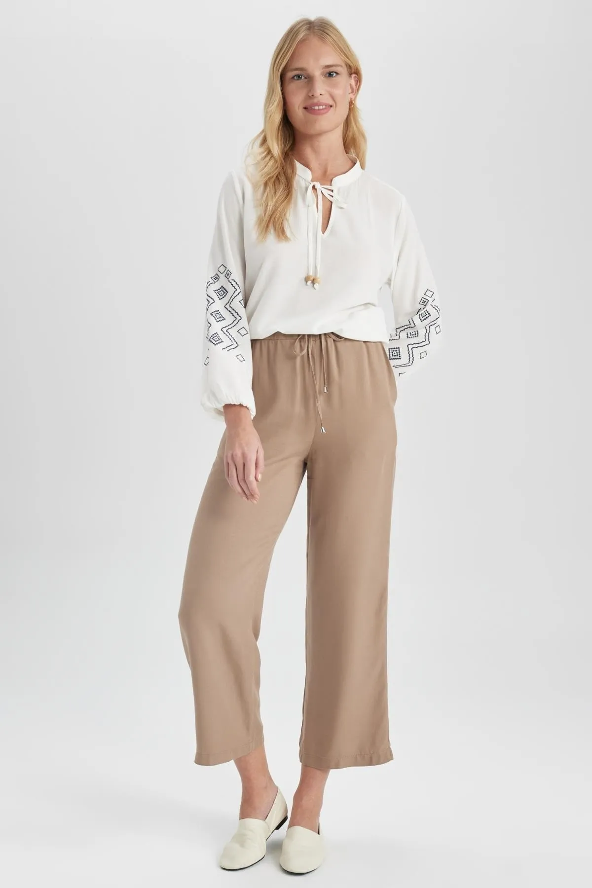 DeFacto  Hose aus Viskose mit weitem Bein