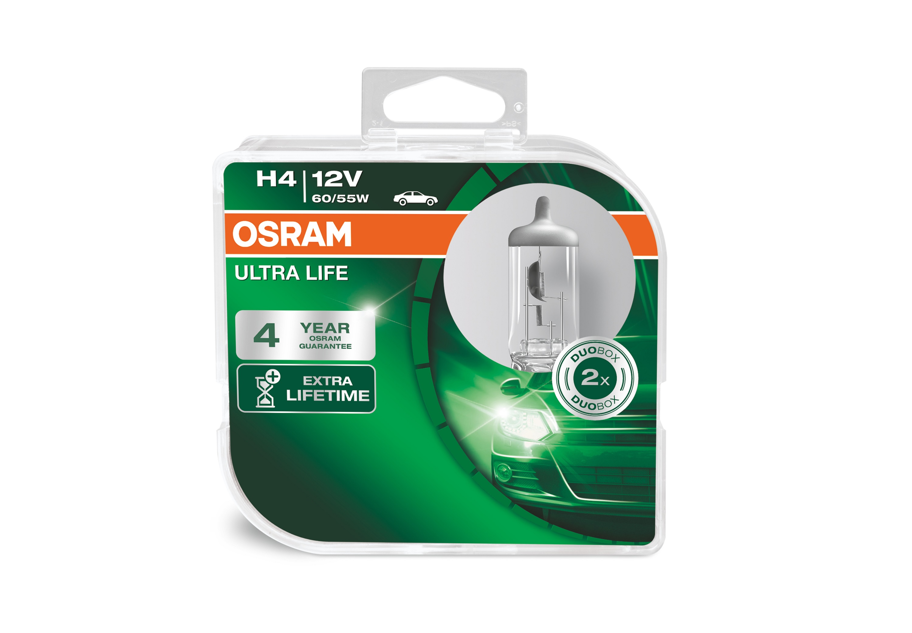 OSRAM ULTRA LIFE® H4 12V DUOBOX - ATU