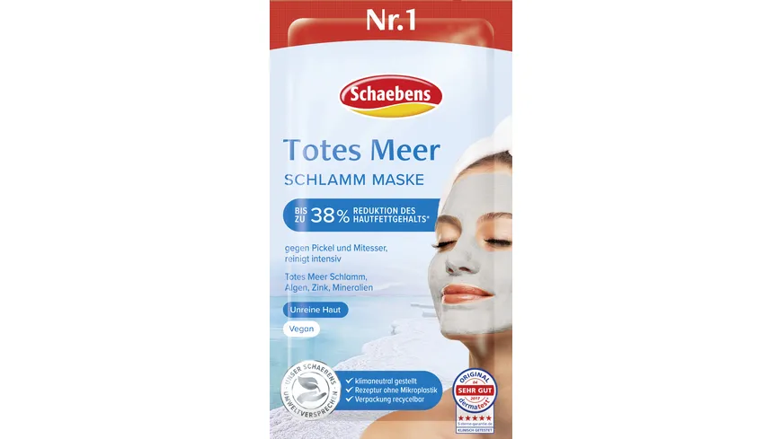 Schaebens Totes Meer Schlamm Maske 15 ml