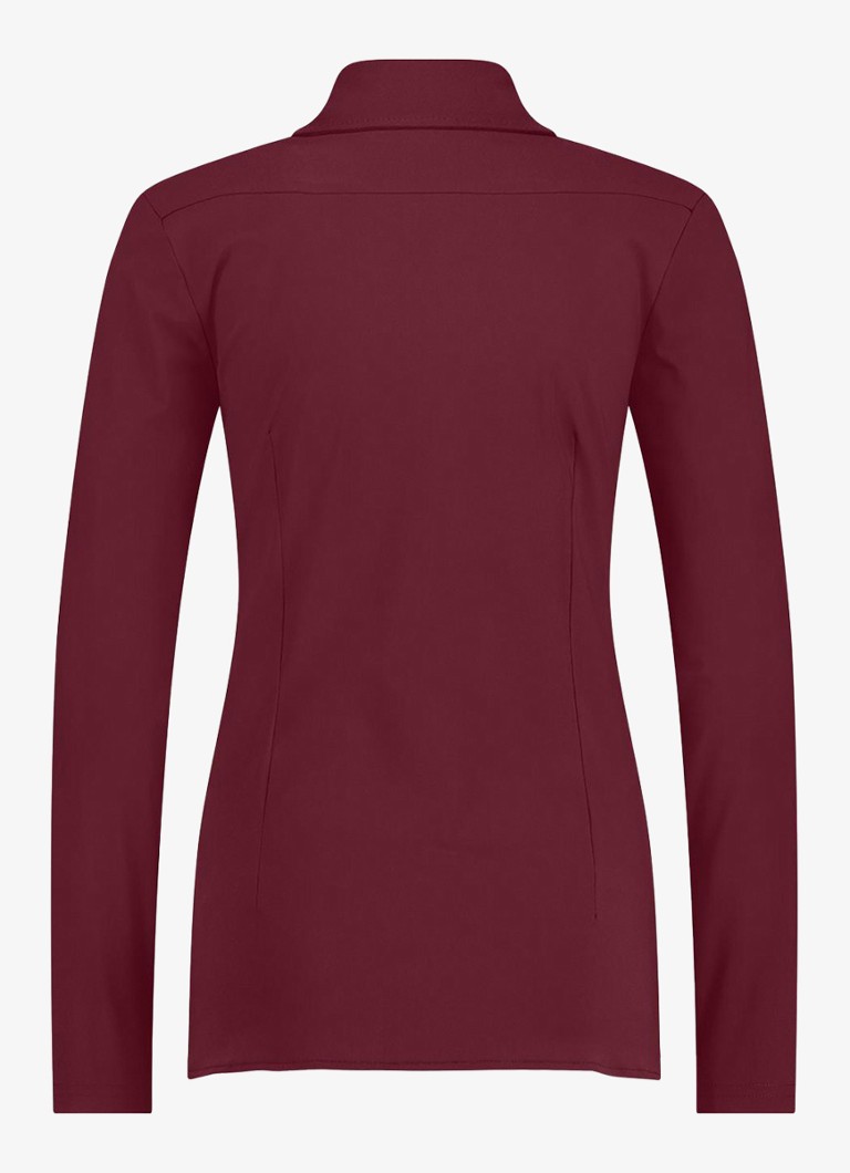 Studio Anneloes Poppy slim fit blouse with collar
