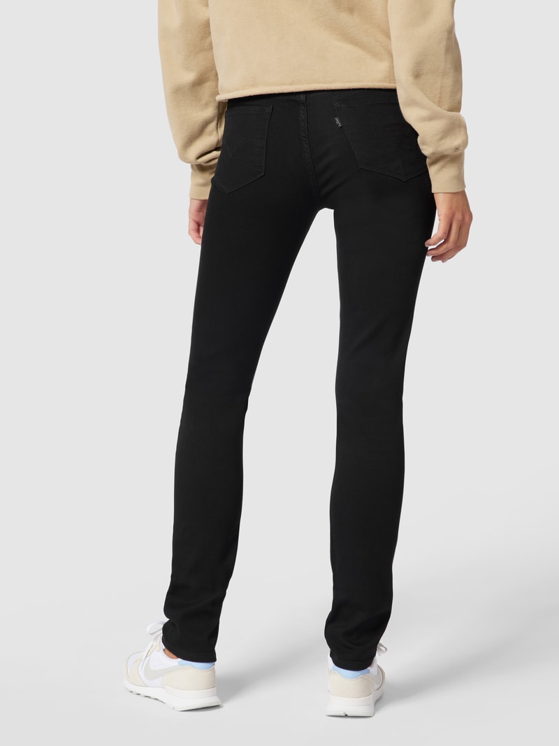 Shaping Skinny Fit Jeans mit Stretch-Anteil Modell '311' - ‘Water<Less™’ in schwarz