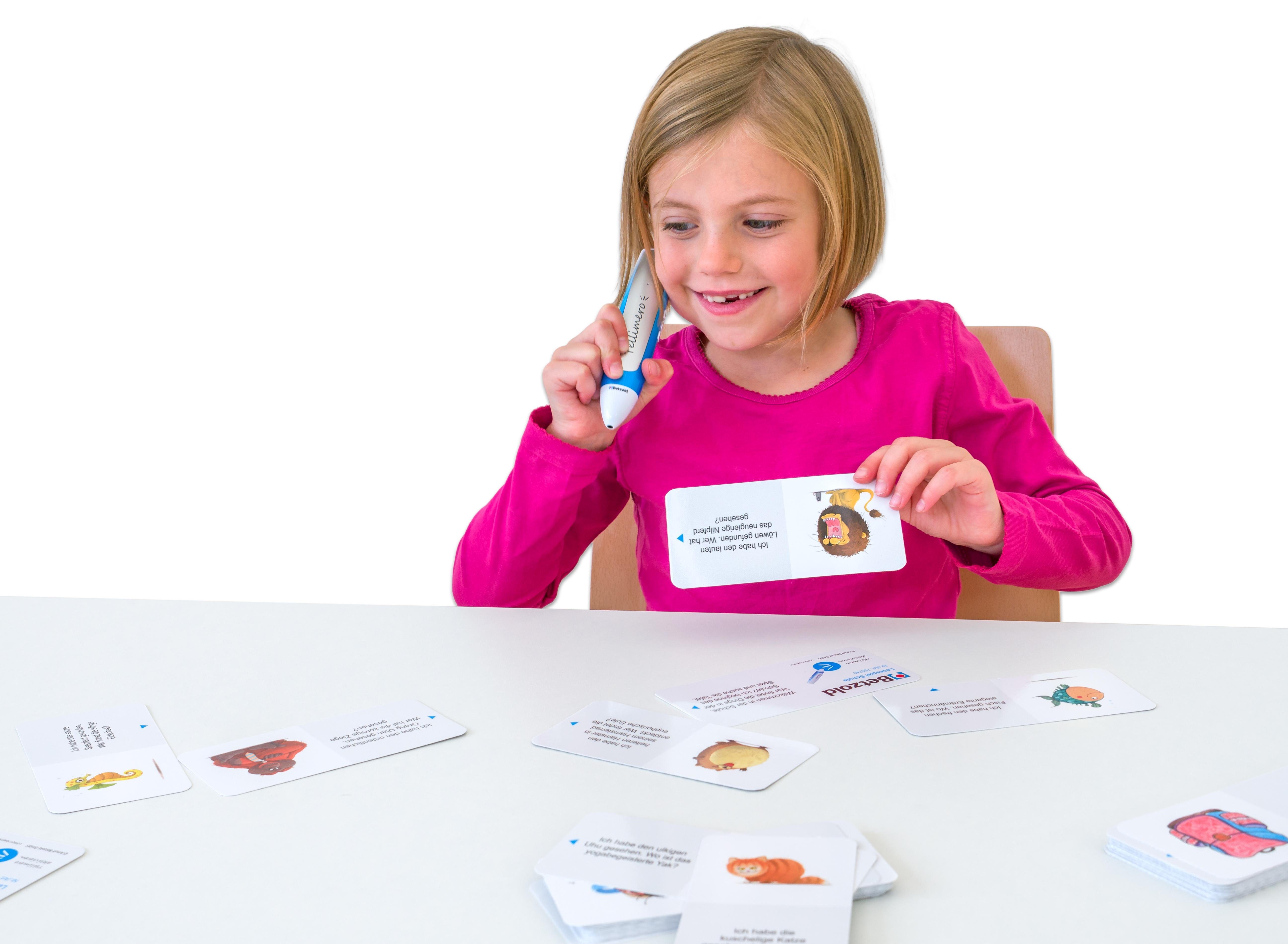 Tellimero Lernspielzeug Lese-Stift zum selbst bespielen - Audio Kinder-Vorlesestift
