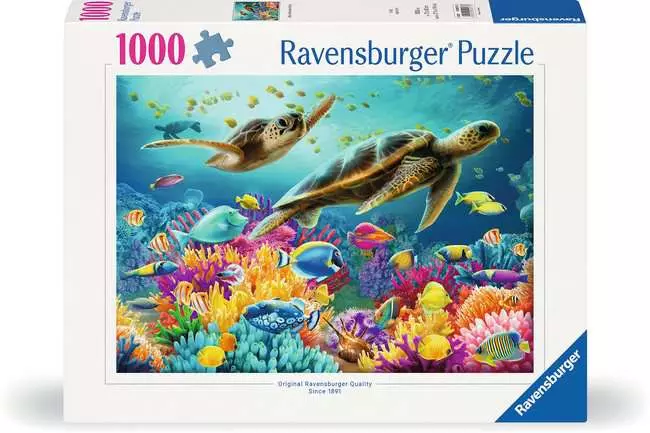 Puzzle 1000 Teile - Blaue Unterwasserwelt