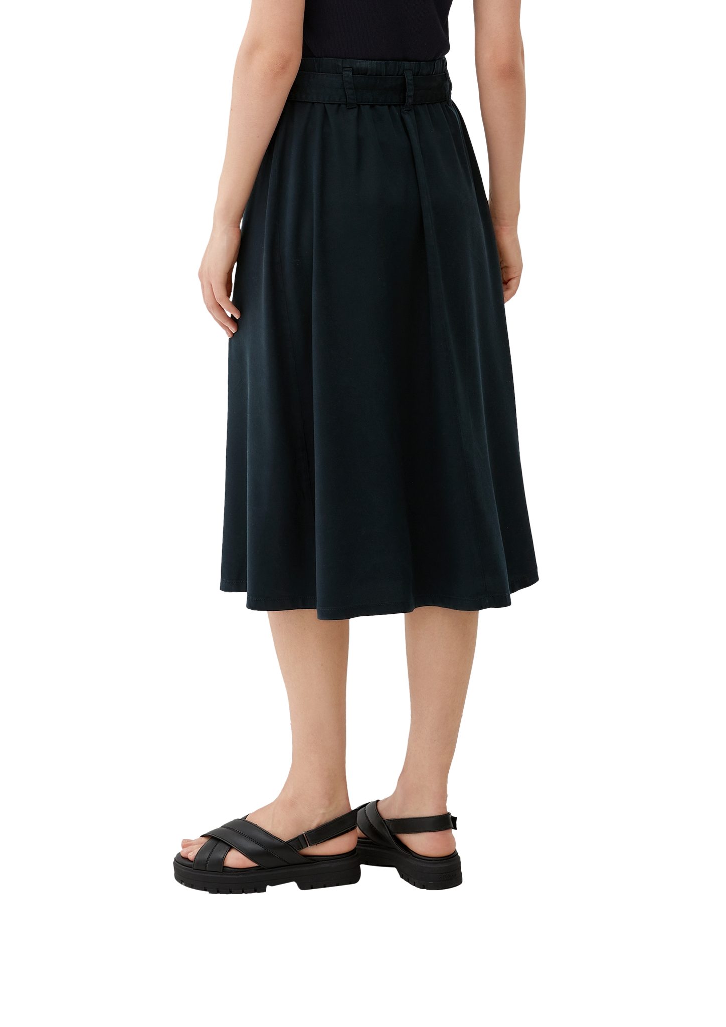 s.Oliver Minirock Rock mit High-Rise-Bund Garment Dye