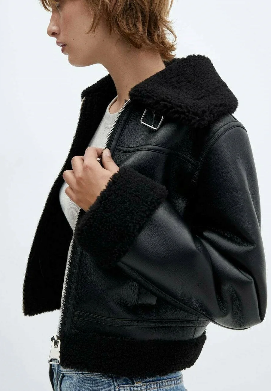 Mango BICHO - Chaqueta de piel sintética