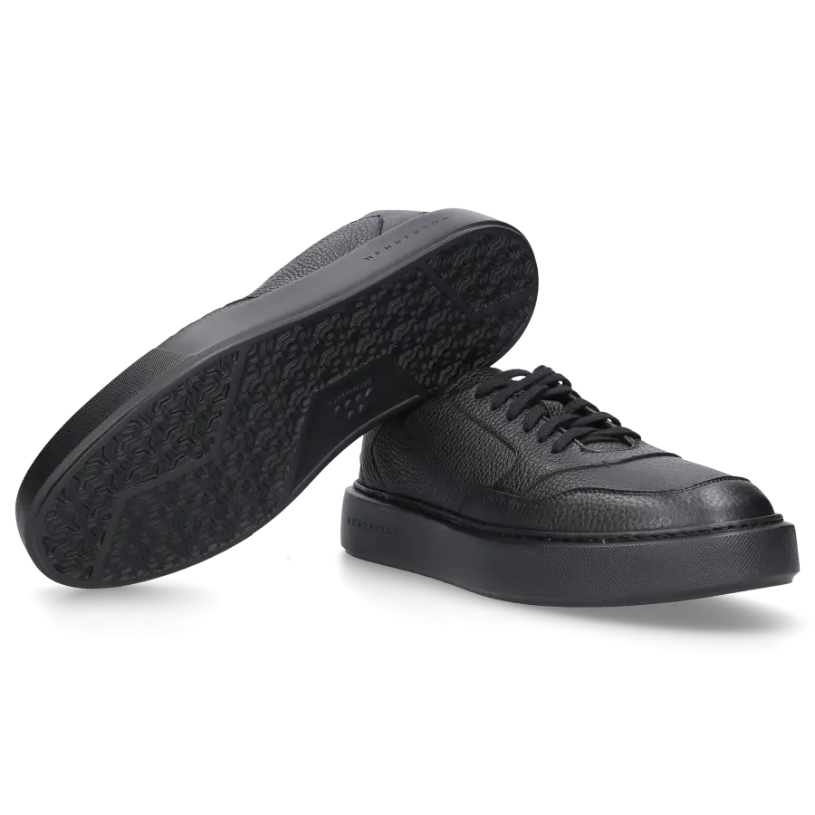 Henderson - Sneaker low PERSEO Veloursleder - schwarz