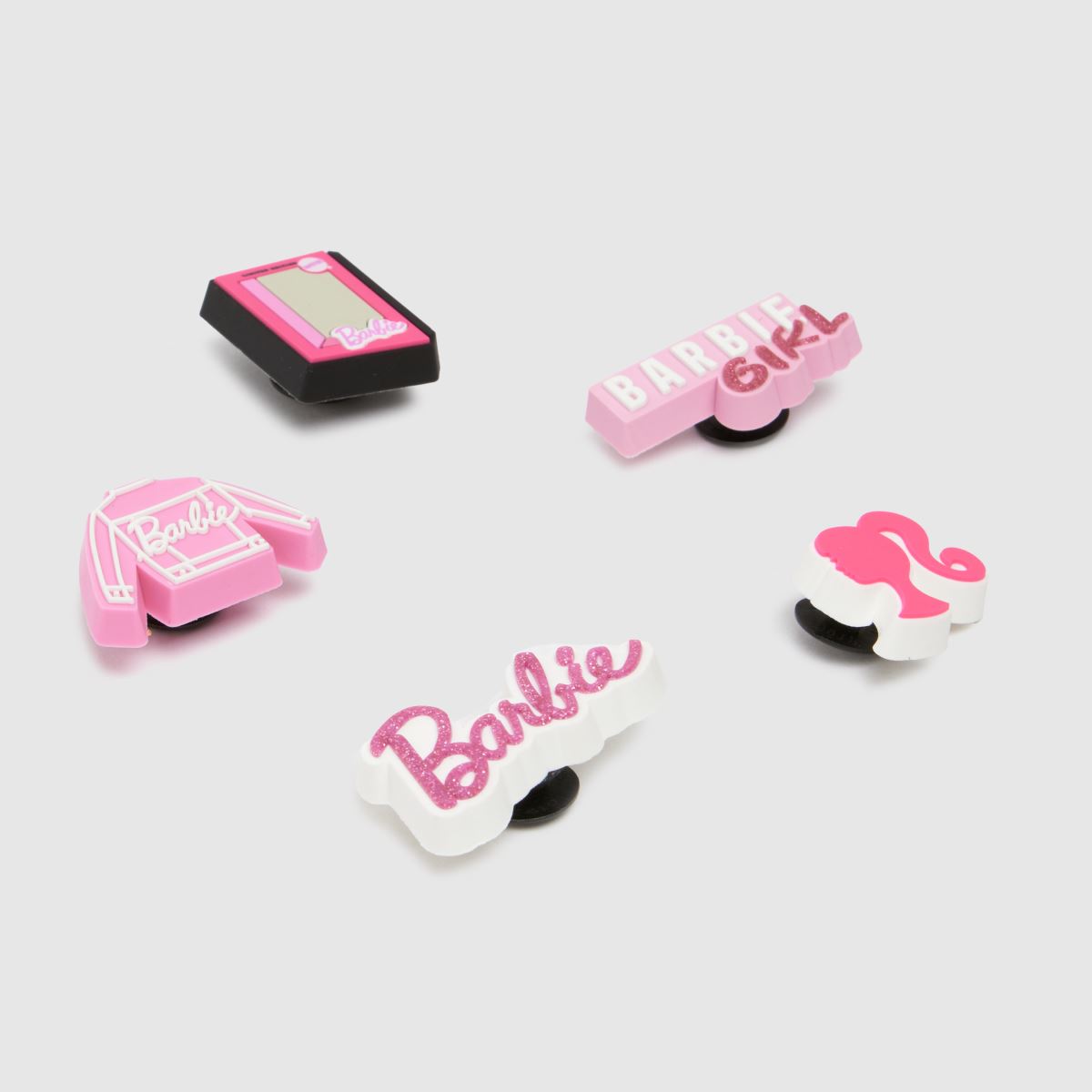 Crocs rosa Jibbitz Barbie 5-pack
