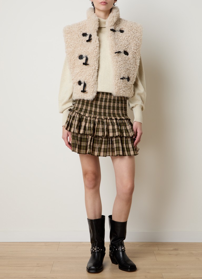 Isabel Marant Alisa teddy vest with side pockets