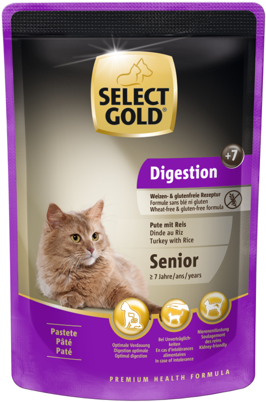 SELECT GOLD Nassfutter SELECT GOLD Senior Digestion +7 48x85 g