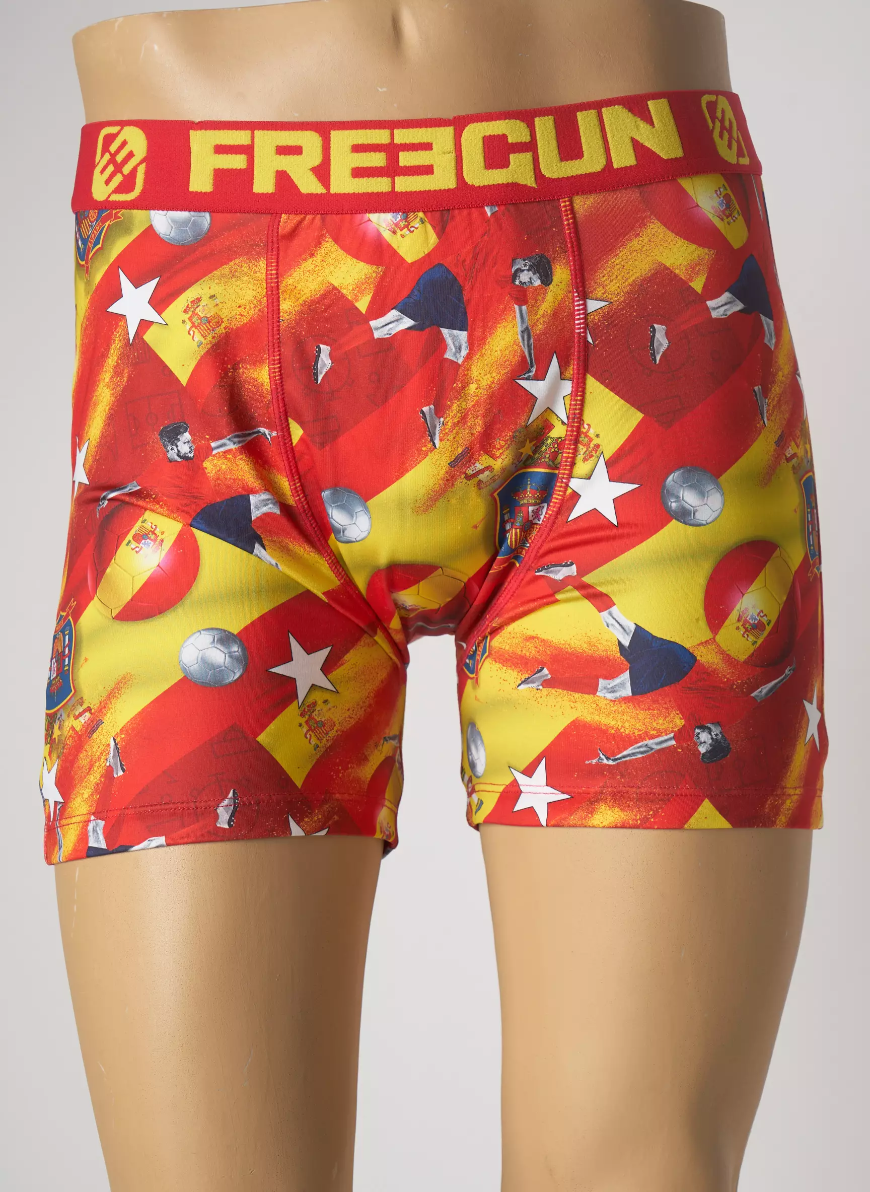 Freegun Boxers Homme couleur rouge