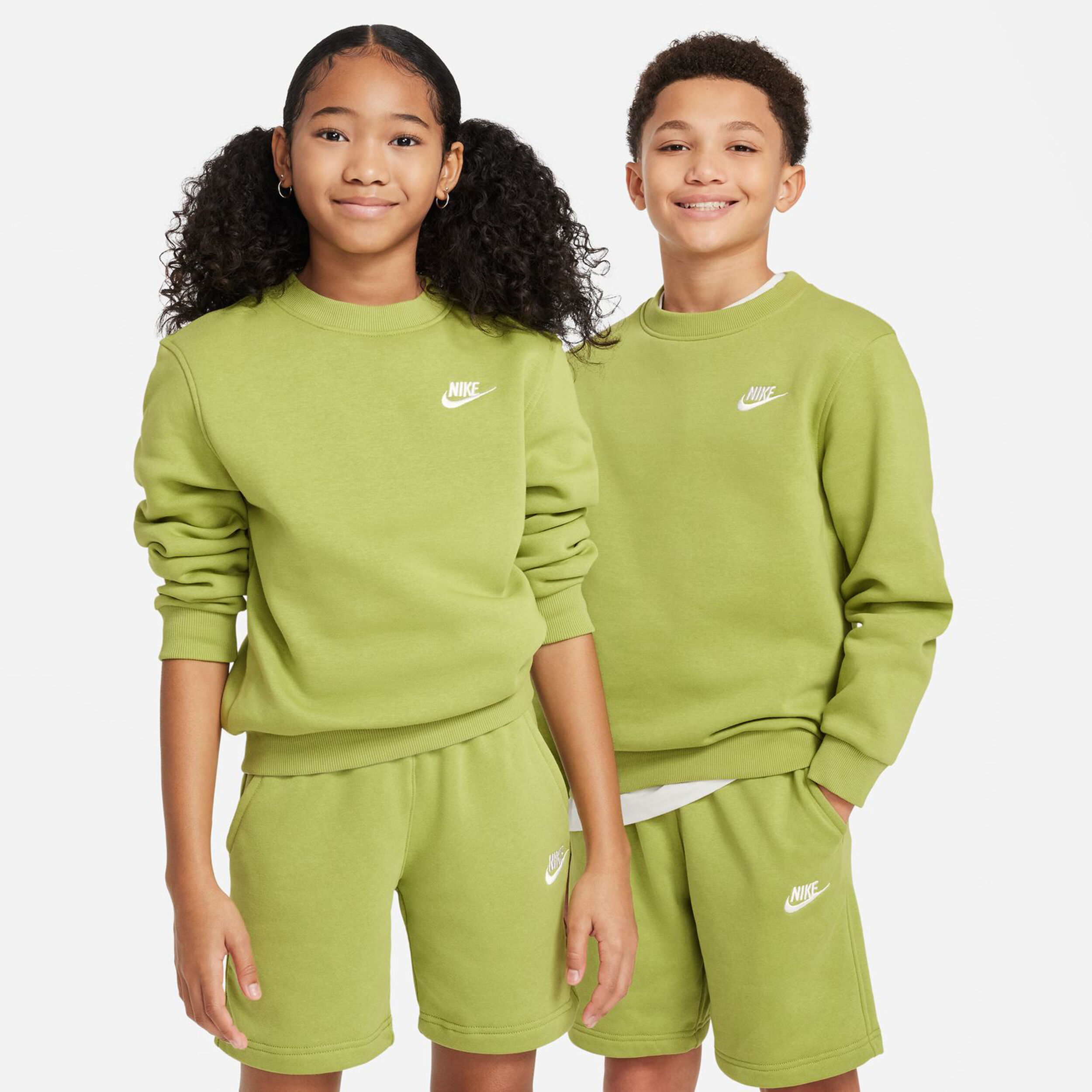 Club Fleece Longsleeve Kinder - Creme