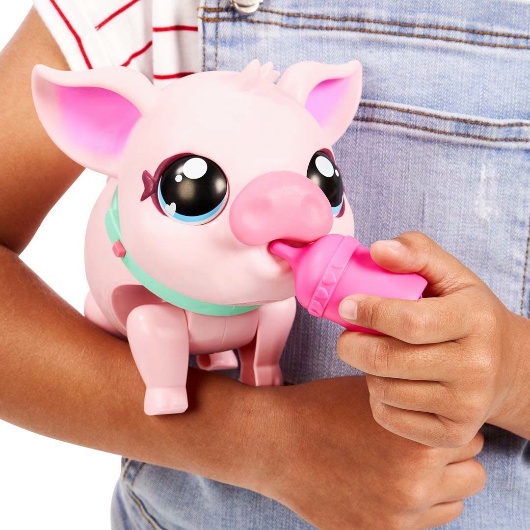 Moose Spielfigur Little Live Pets, Mein Hausschwein Piggly, mit Geräuschen und Reaktionen