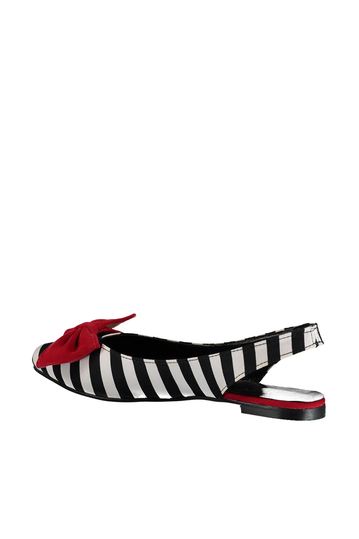 Fox Shoes  Schwarz Weiß Rot Damen Ballerina Ballerina D726774404