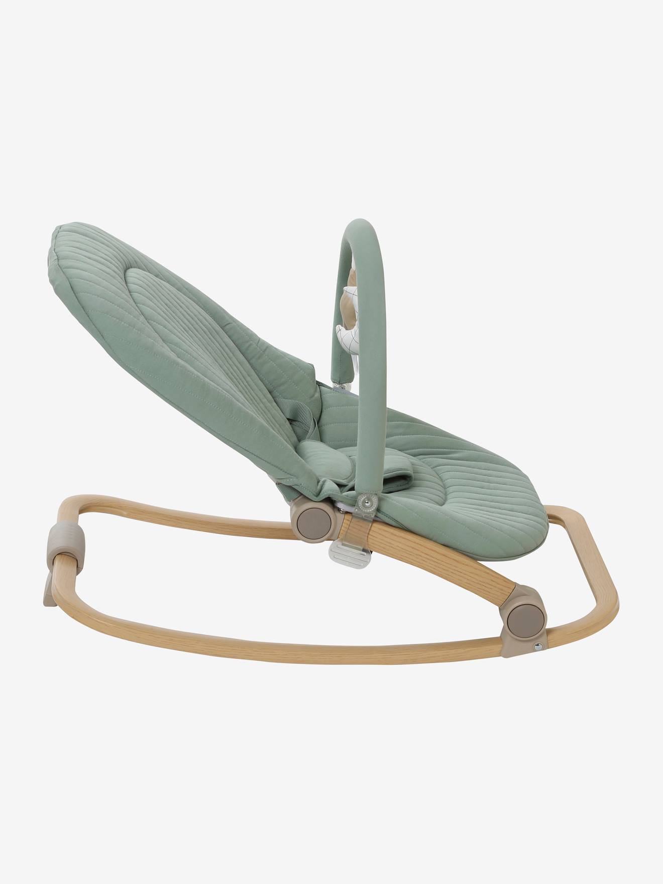Vertbaudet Babywippe mit Spielbogen BABYDREAM - senfgelb