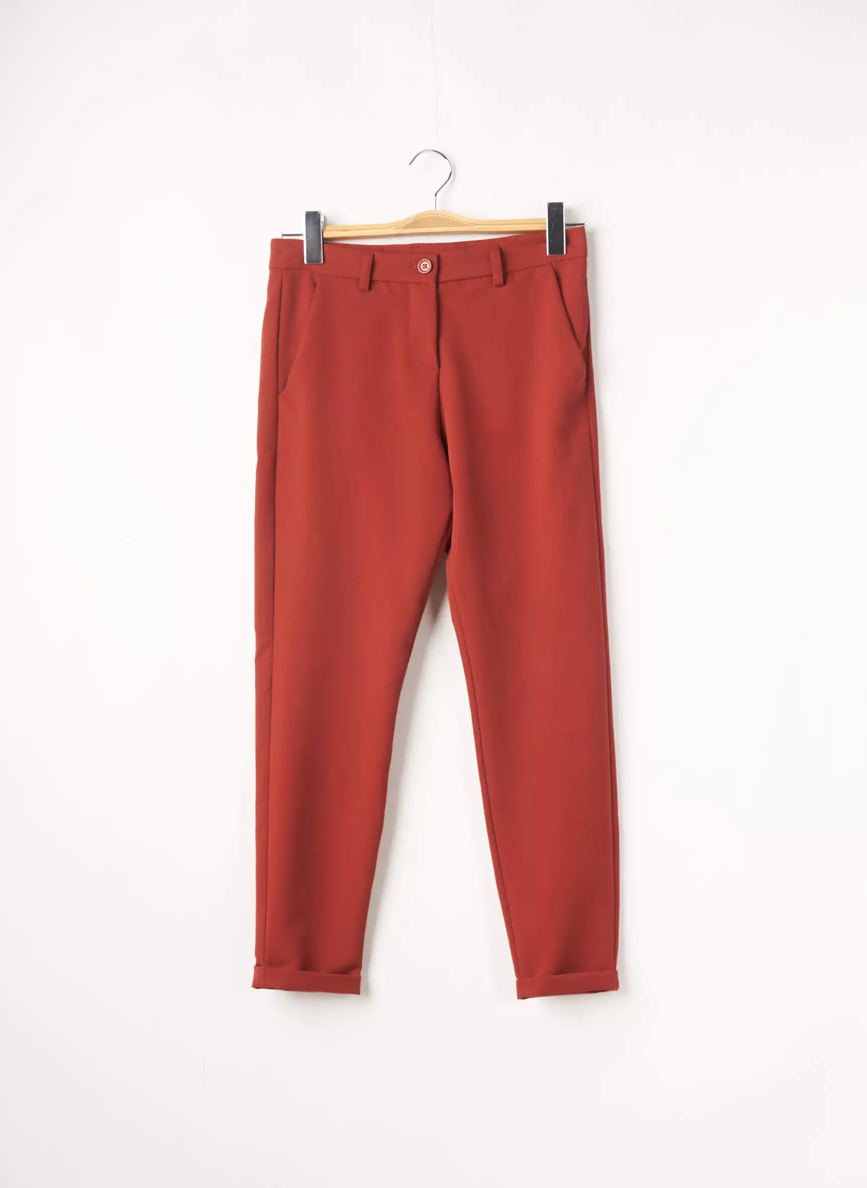 Imperial Pantalons Chino Femme couleur orange