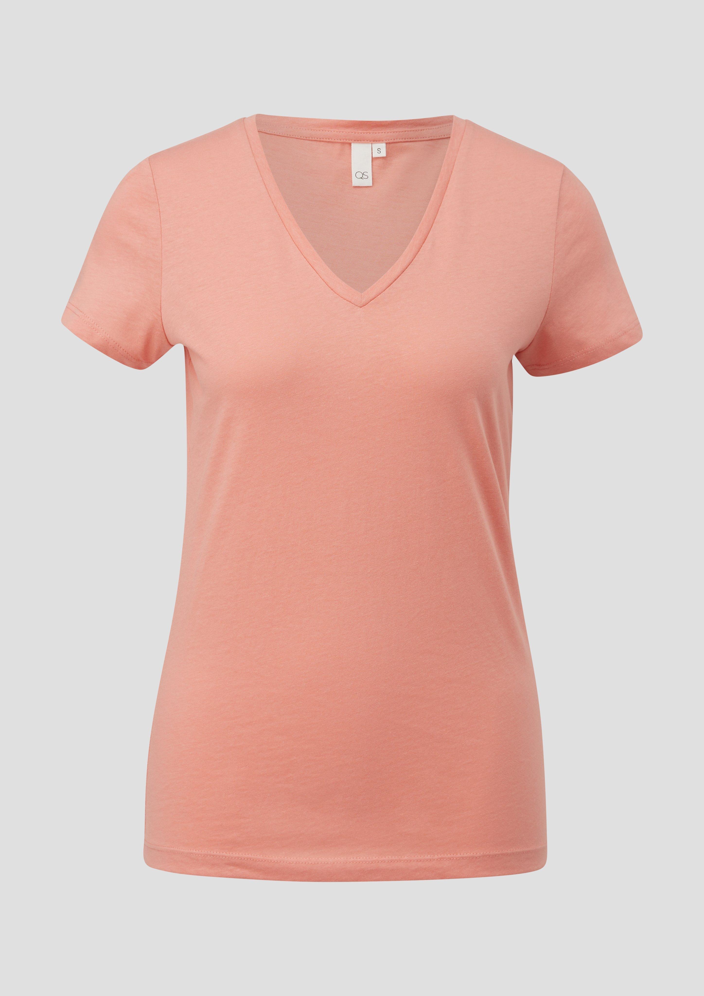 T-Shirt mit V-Ausschnitt  2058279-2108