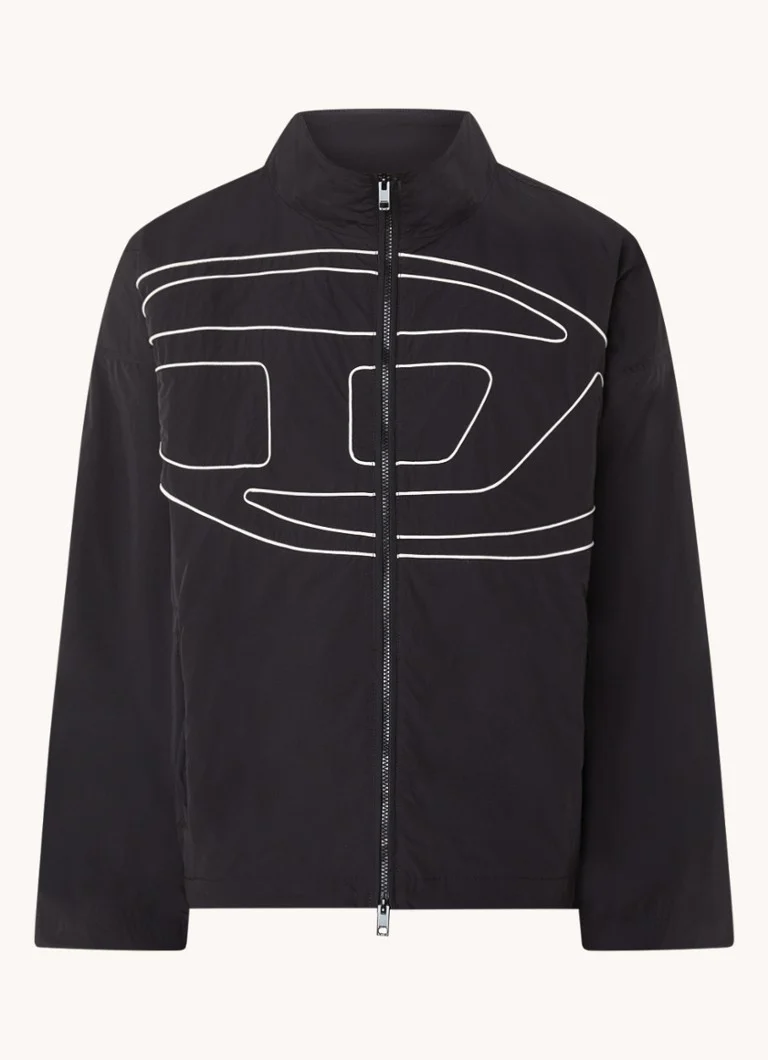 Giacca Diesel J-Vatel con tasche con zip e logo