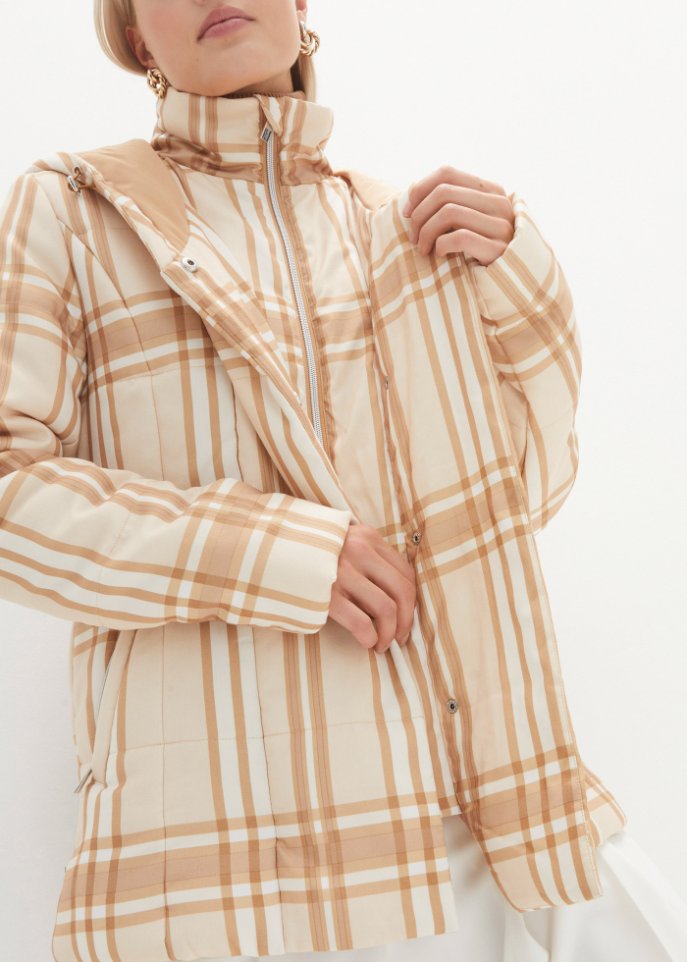Steppjacke kariert