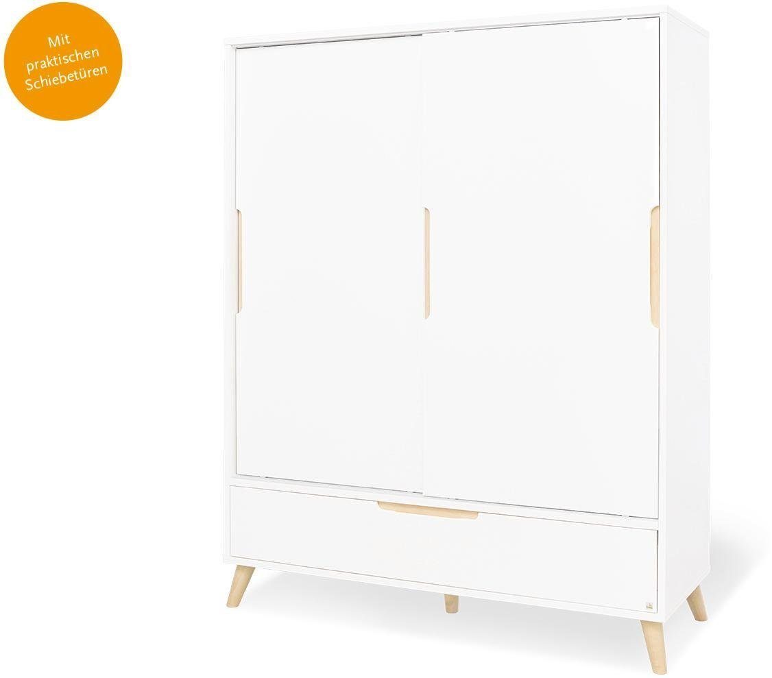 Pinolino® Babyzimmer-Komplettset Move, (Set, 3-St., Kinderbett, Schrank, Wickelkommode), breit groß; mit Kinderbett, Schrank und Wickelkommode; Made in Europe
