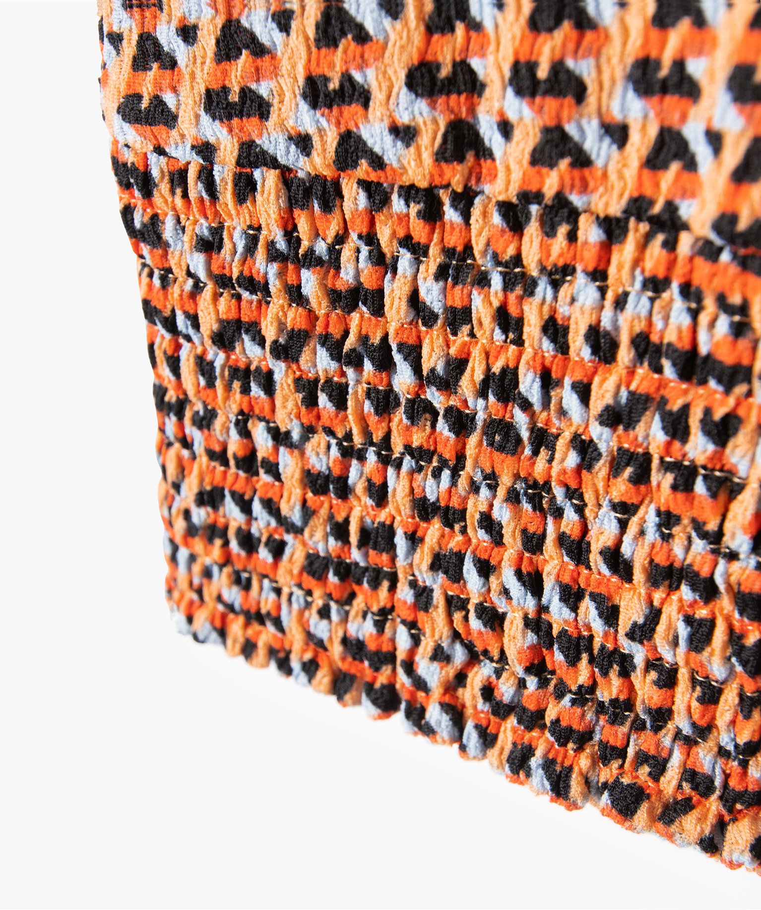 Blouse fille imprimée avec finitions smockées imprime | GEMO