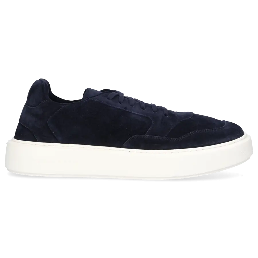 Henderson - Sneaker low PERSEO Veloursleder - blau