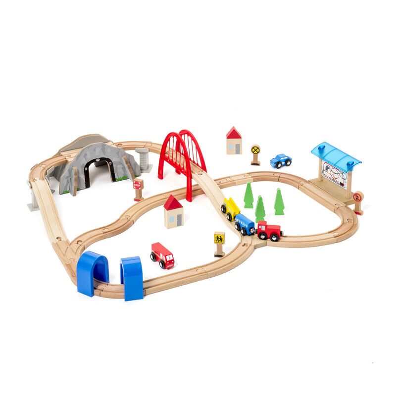 Circuit de trains 53 pièces Oxybul