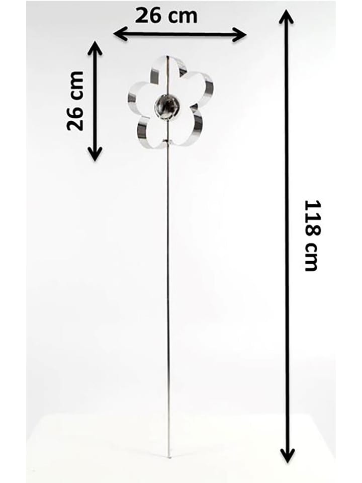 kobolo Gartendekoration STEELSTEM118 in Silber günstig kaufen onesize