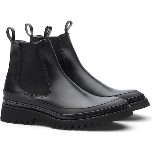 Lottusse Ankle Boot Aus Weichem Kalbsleder In Schwarz