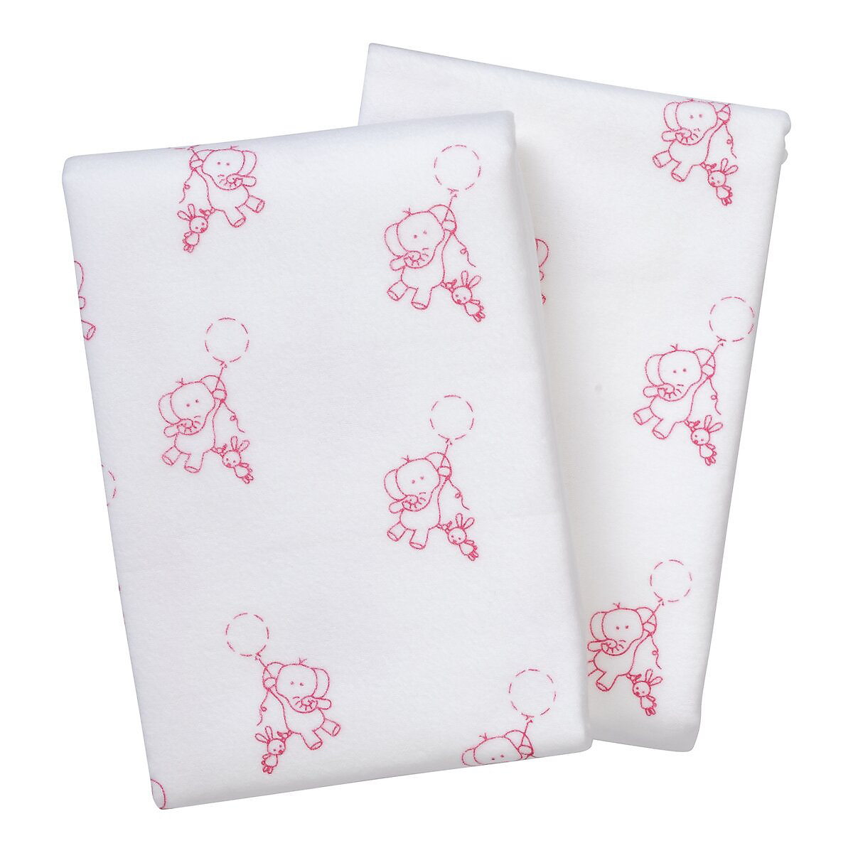 2er-Pack Moltontücher 80x80 cm