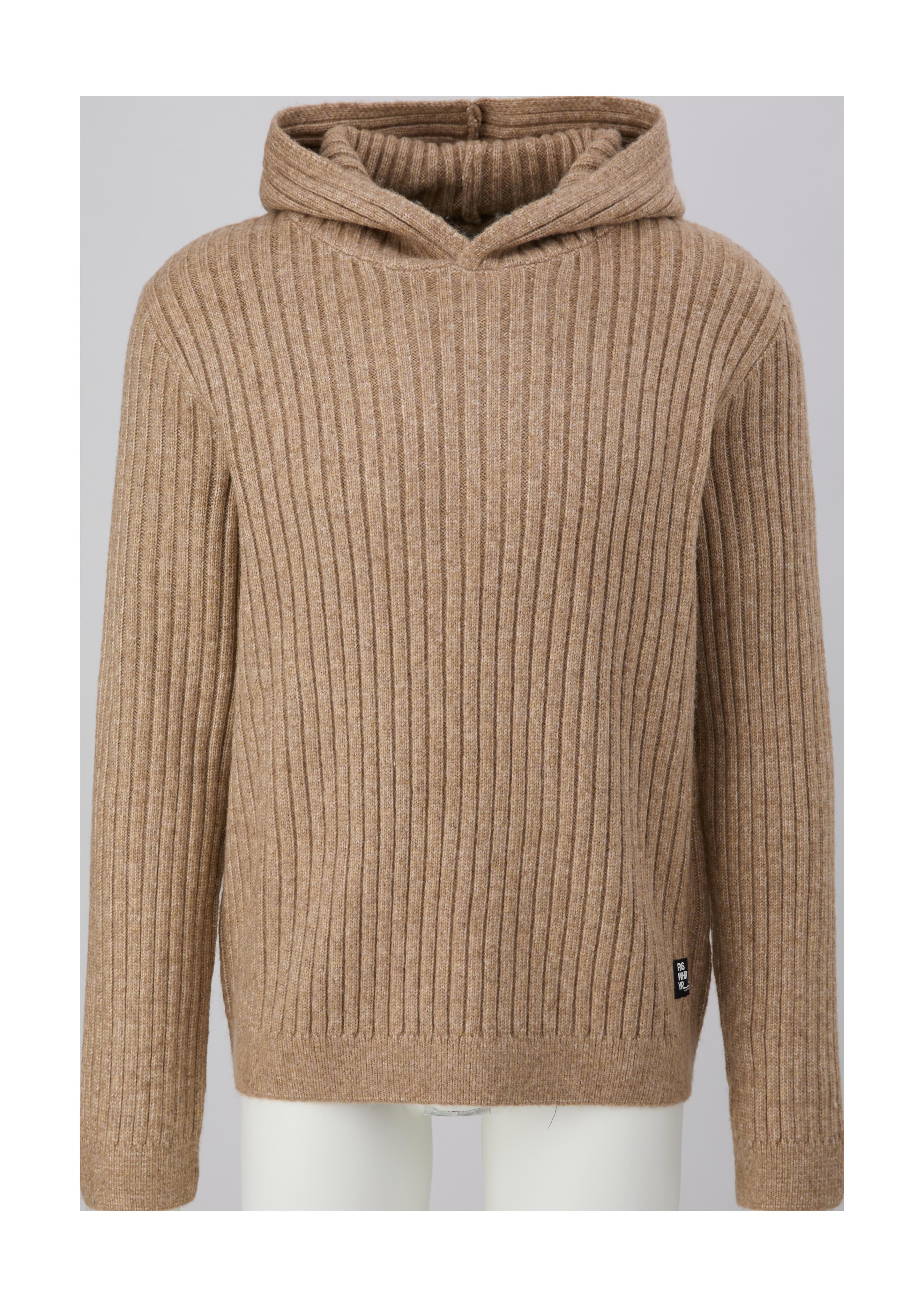 Strick-Hoodie mit Rippstruktur  2134619-82W0