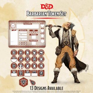 Dungeons & Dragons Class Tokens Sets: Barbarian (EN)