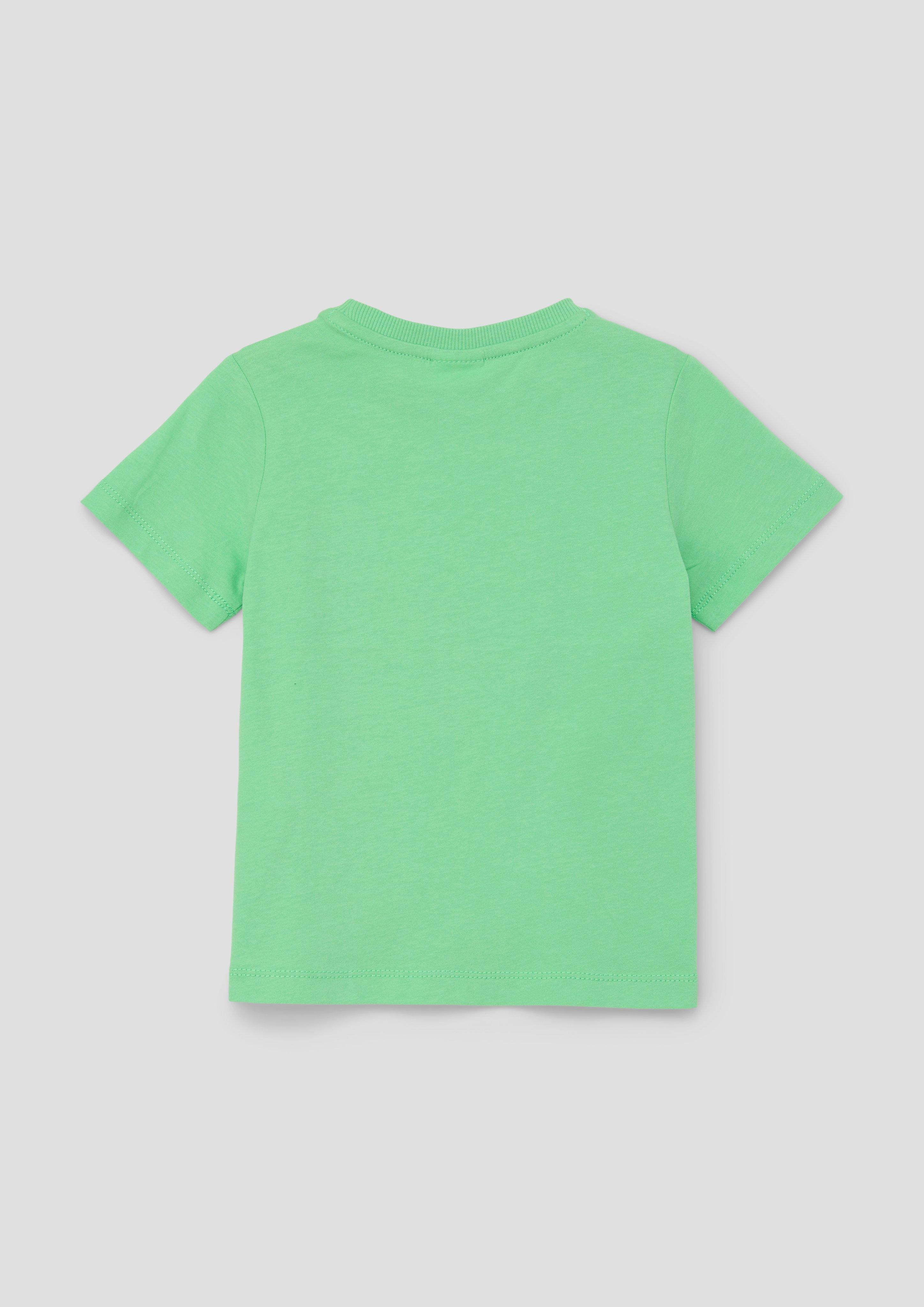 T-Shirt mit gummiertem Print  2143104-7303