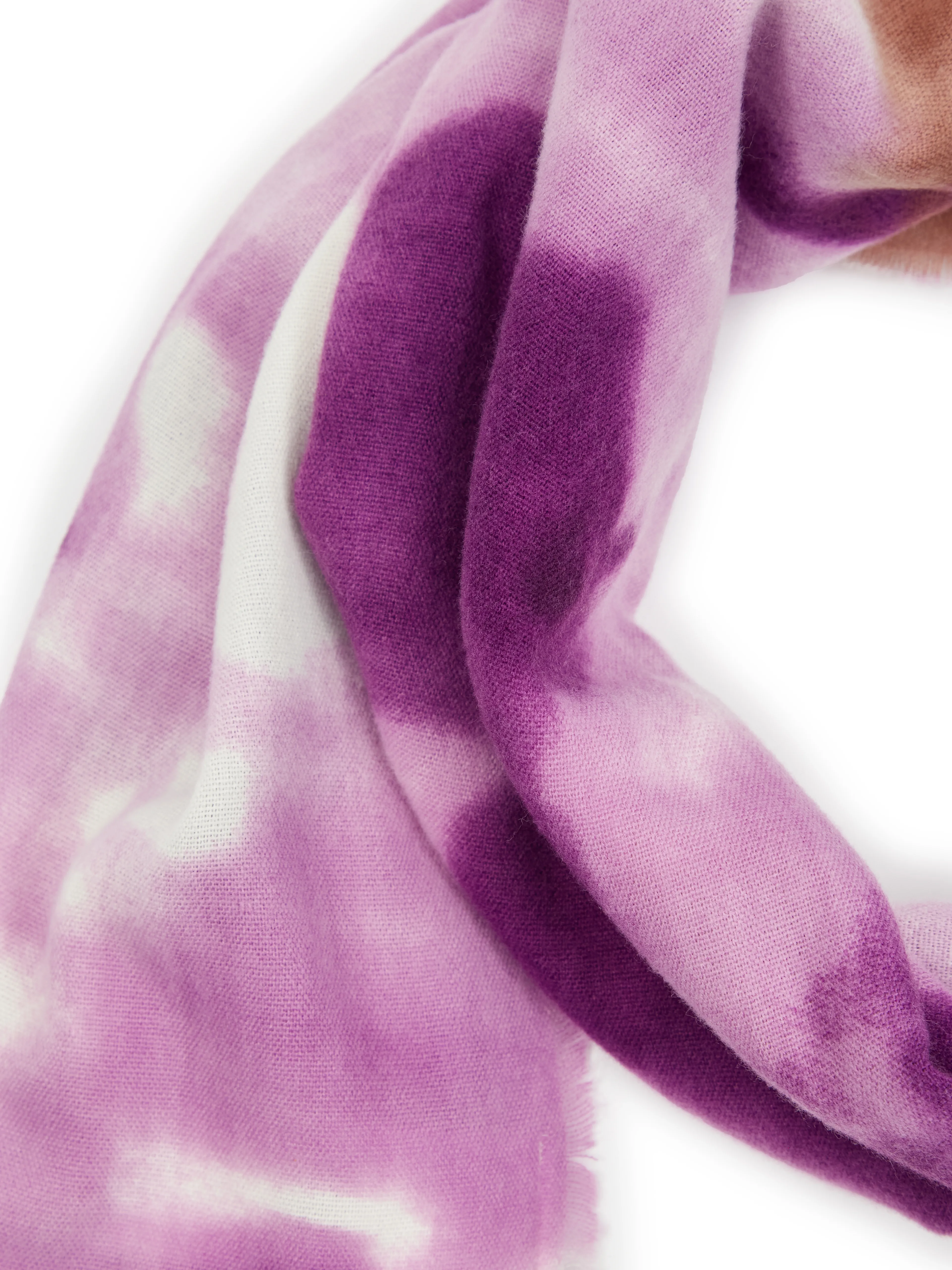 Violett gemustertes Damentuch ORSAY