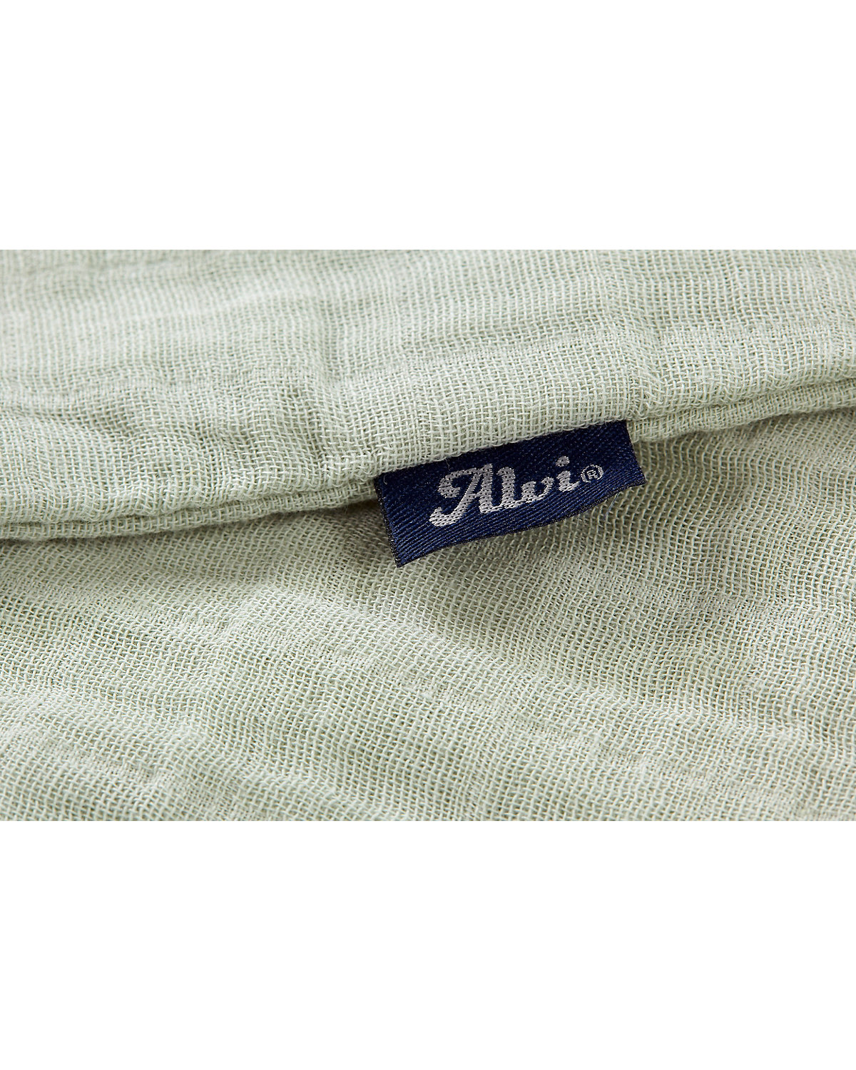 Sommer- Schlafsack Mull uni grün Gr. 110