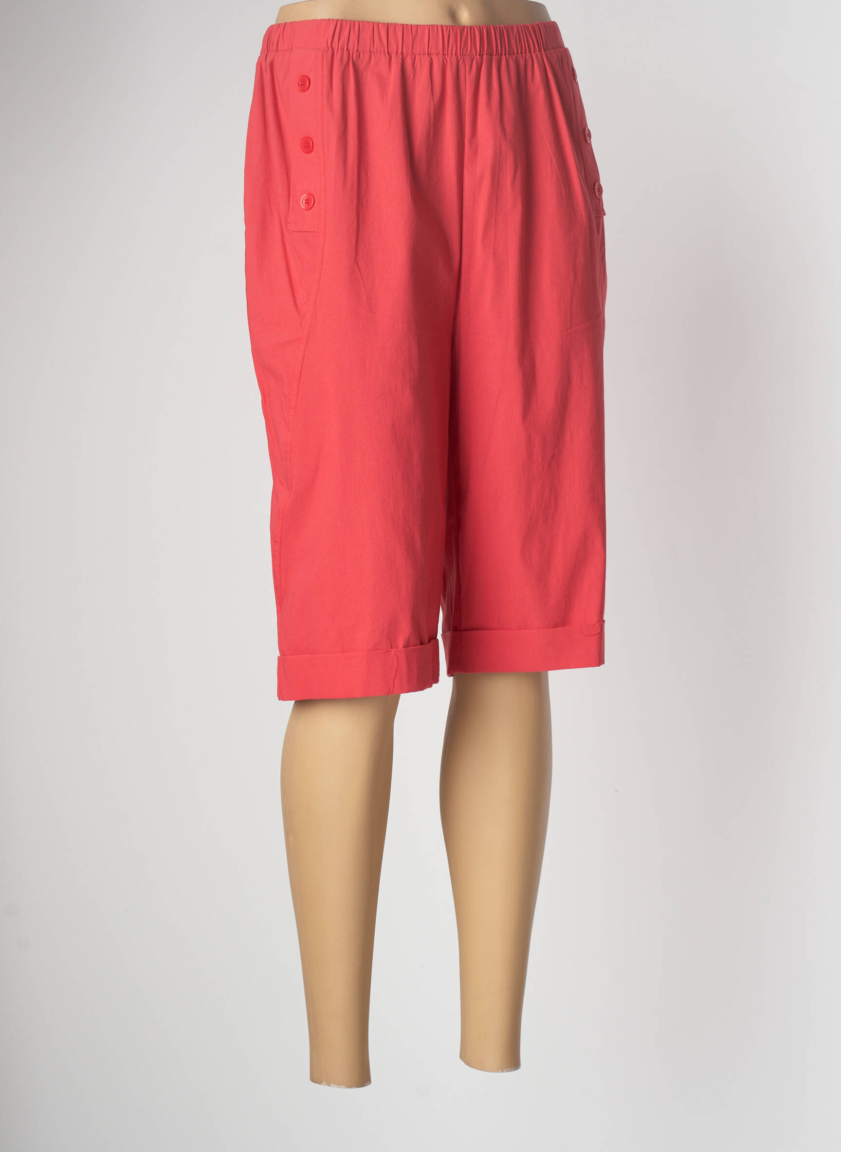Franck Anna Bermudas Femme couleur rouge