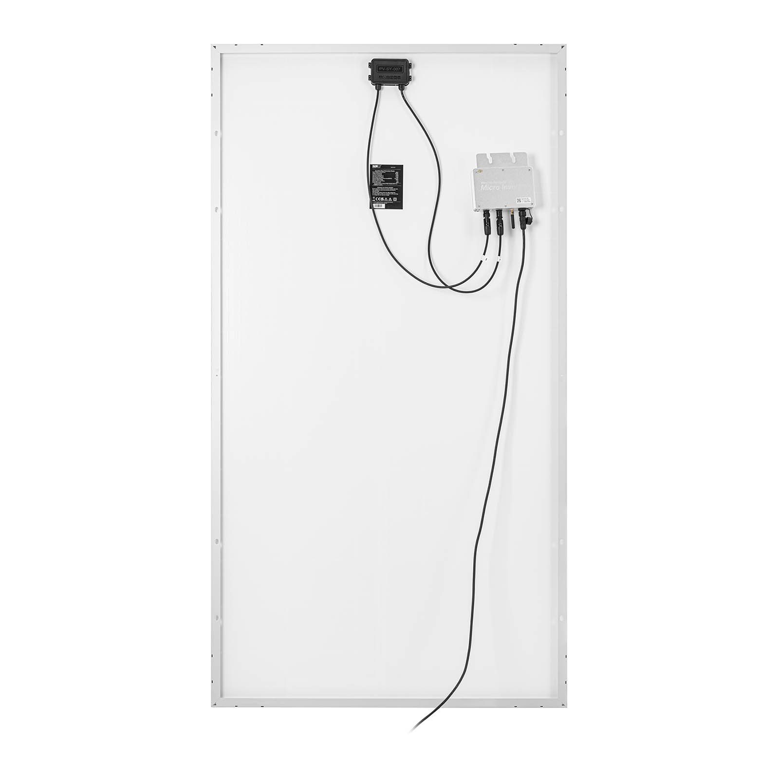 MSW Solaranlage Balkonkraftwerk 400 W 2 monokristalline Panel steckerfertiges