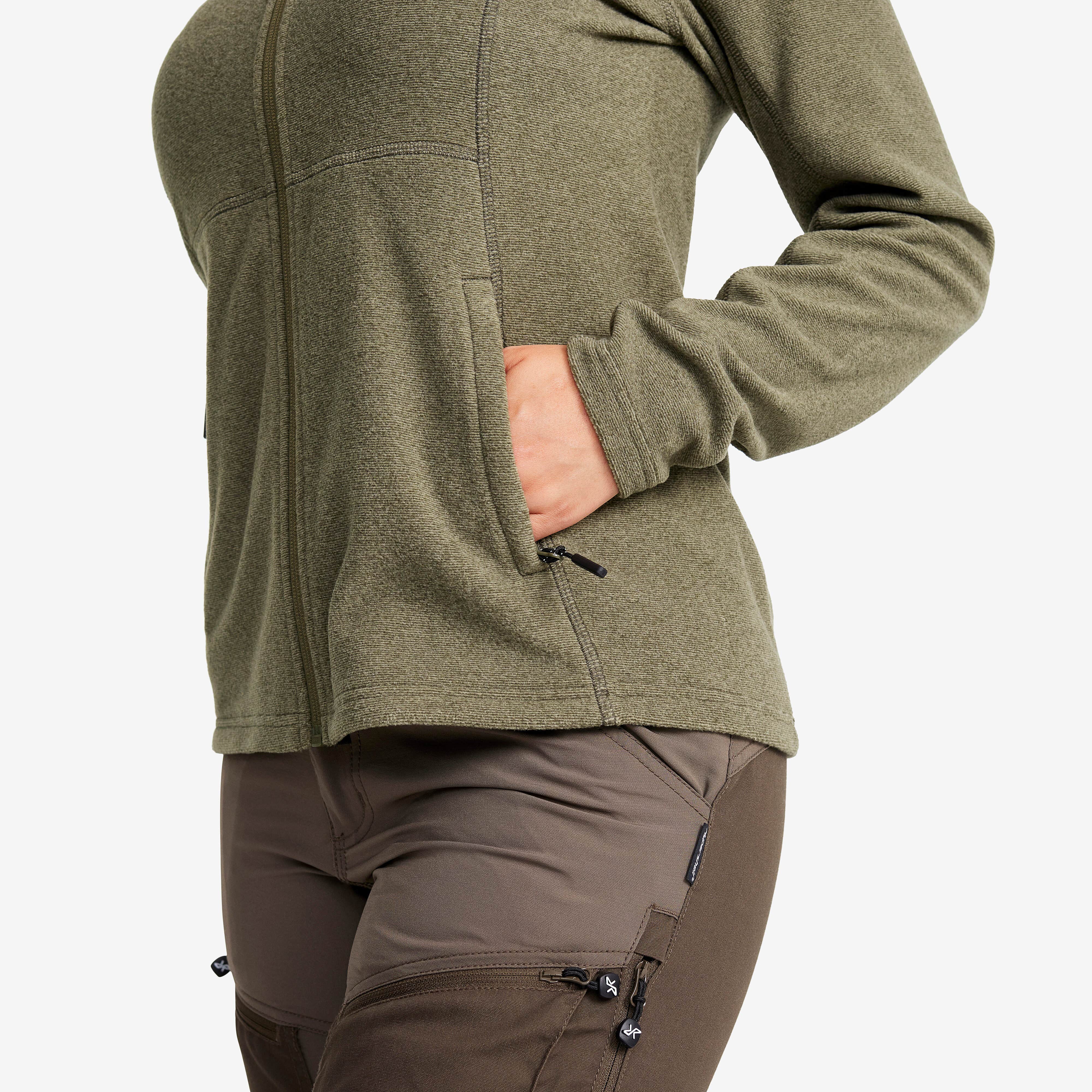 Essential Full-zip Fleece Femme Grape Leaf