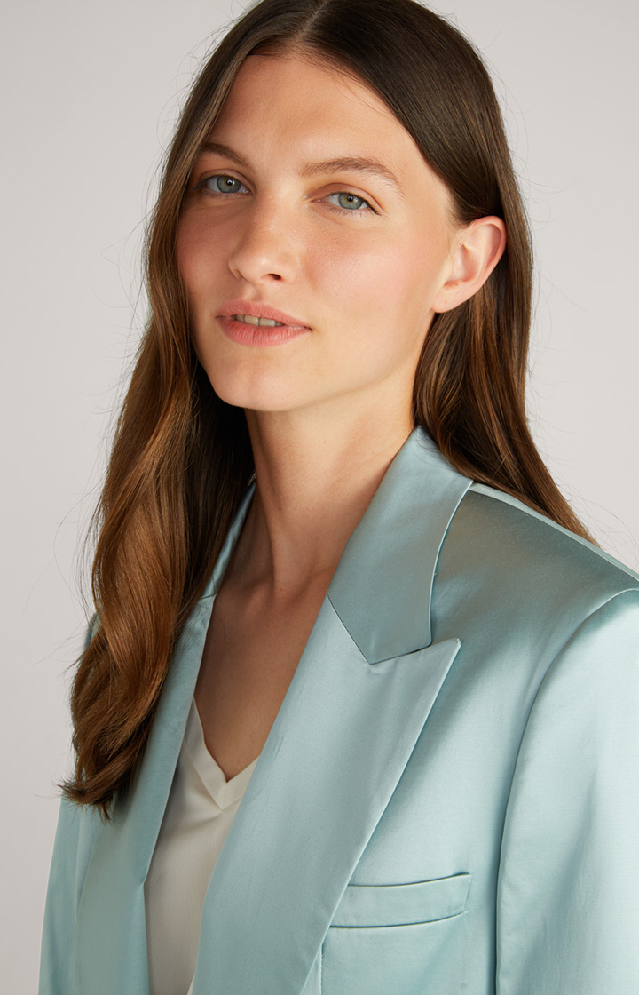 Satin-Blazer in Mint