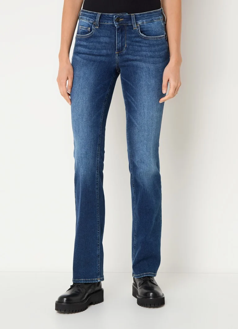 Liu Jo Mid waist bootcut jeans with stretch