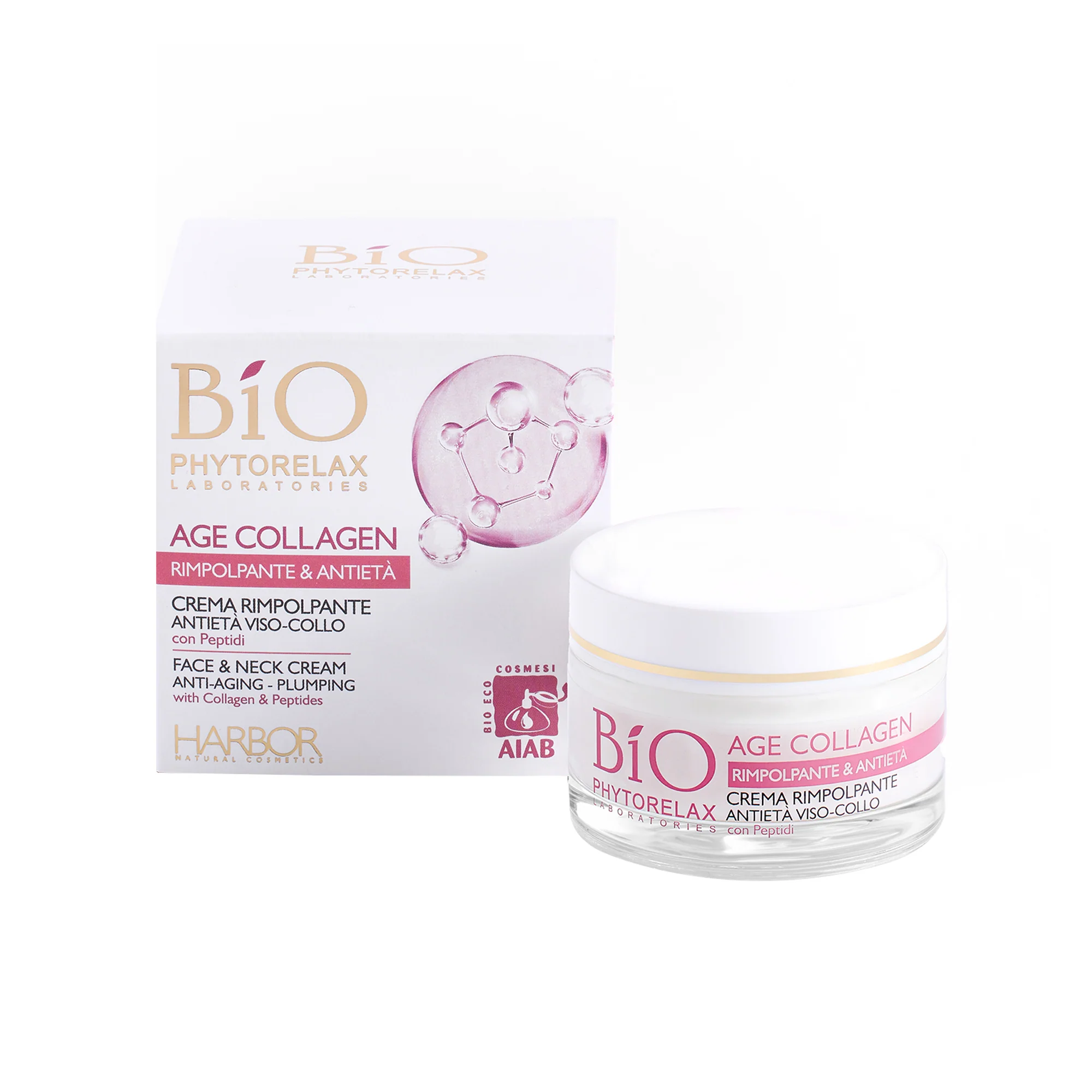 Age Collagen Anti-Aging Plumping Cream for ansikt og hals - 24-timers anti-rynke ansiktsbehandling, anti-rynke behandling for hals og décolleté