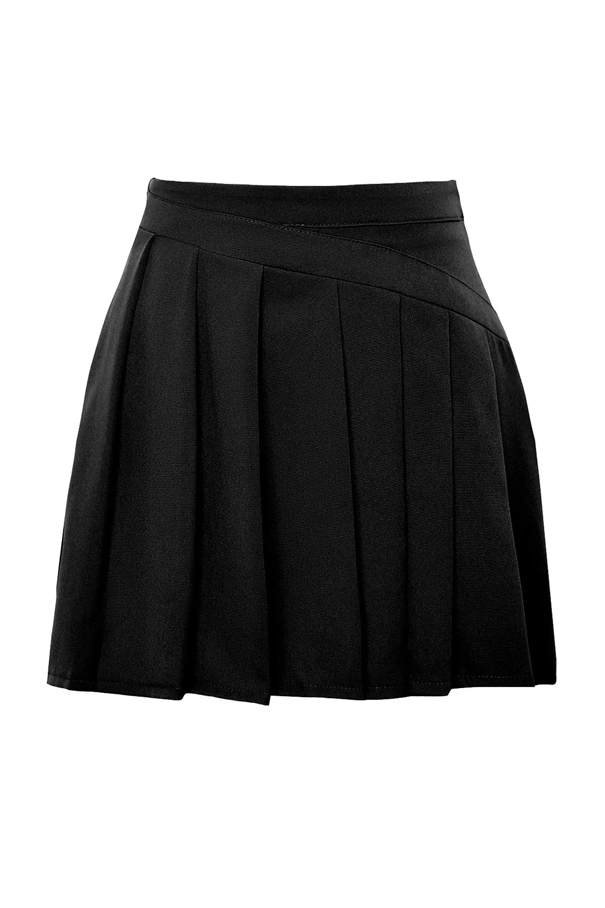 Trendyol Collection  Shorts - Schwarz - Hoher Bund