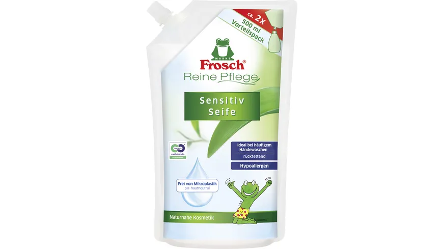 Frosch Reine Pflege Sensitiv-Seife Nachfüllung 500 ml