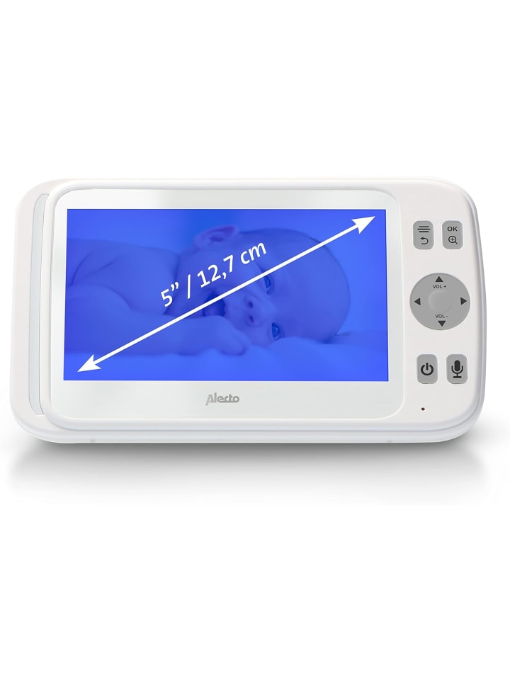 Alecto DVM-275 Digitale Babyphone mit steuerbarer Kamera hohe Reichweite 12,7 cm günstig kaufen onesize