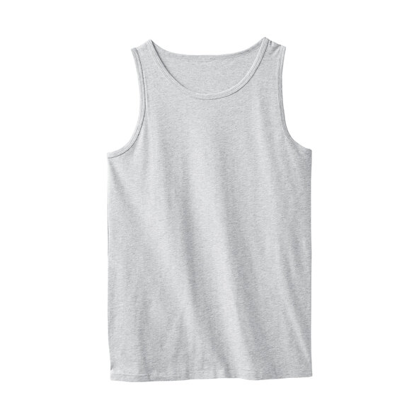 Tanktops, weiß/schwarz/grau, 3er Set