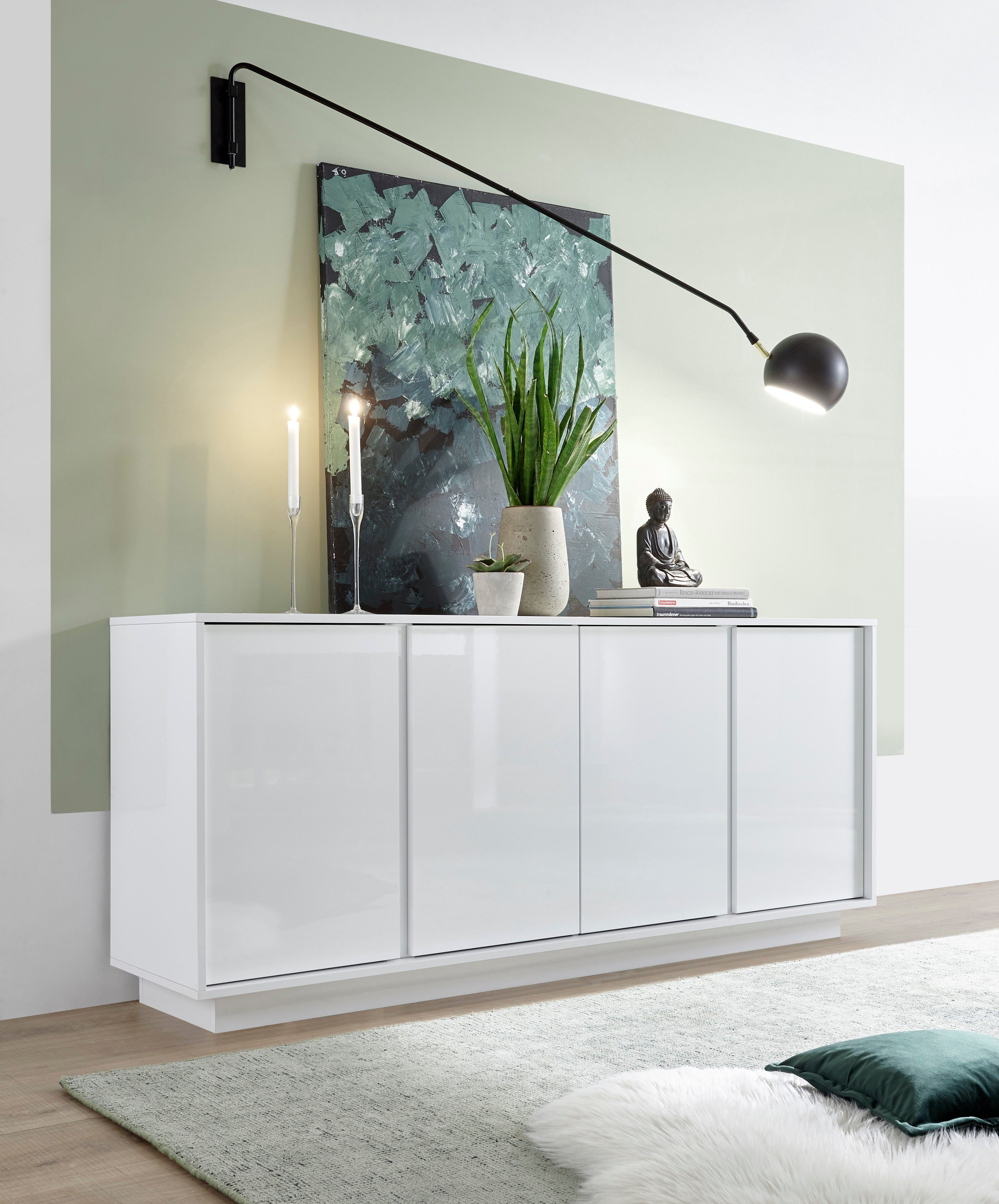 LC Sideboard Ice, grifflos