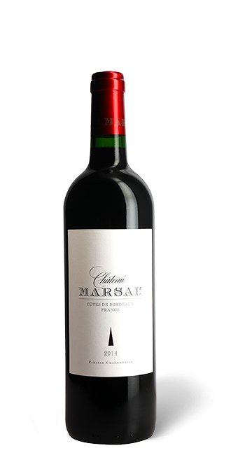 Bordeaux Château Marsau  Francs Côtes de Bordeaux  2014  75 cl - Rouge
