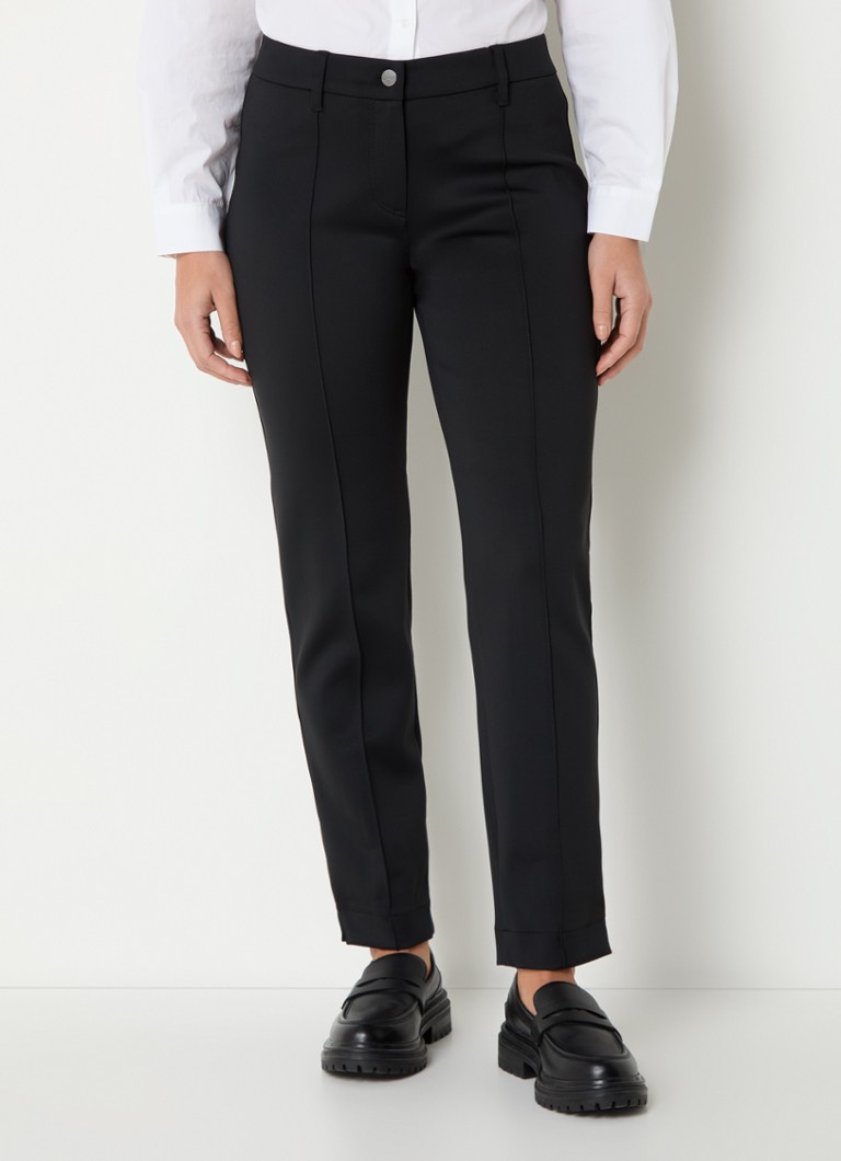 Gerry Weber  High waist slim fit pantalon met steekzakken
