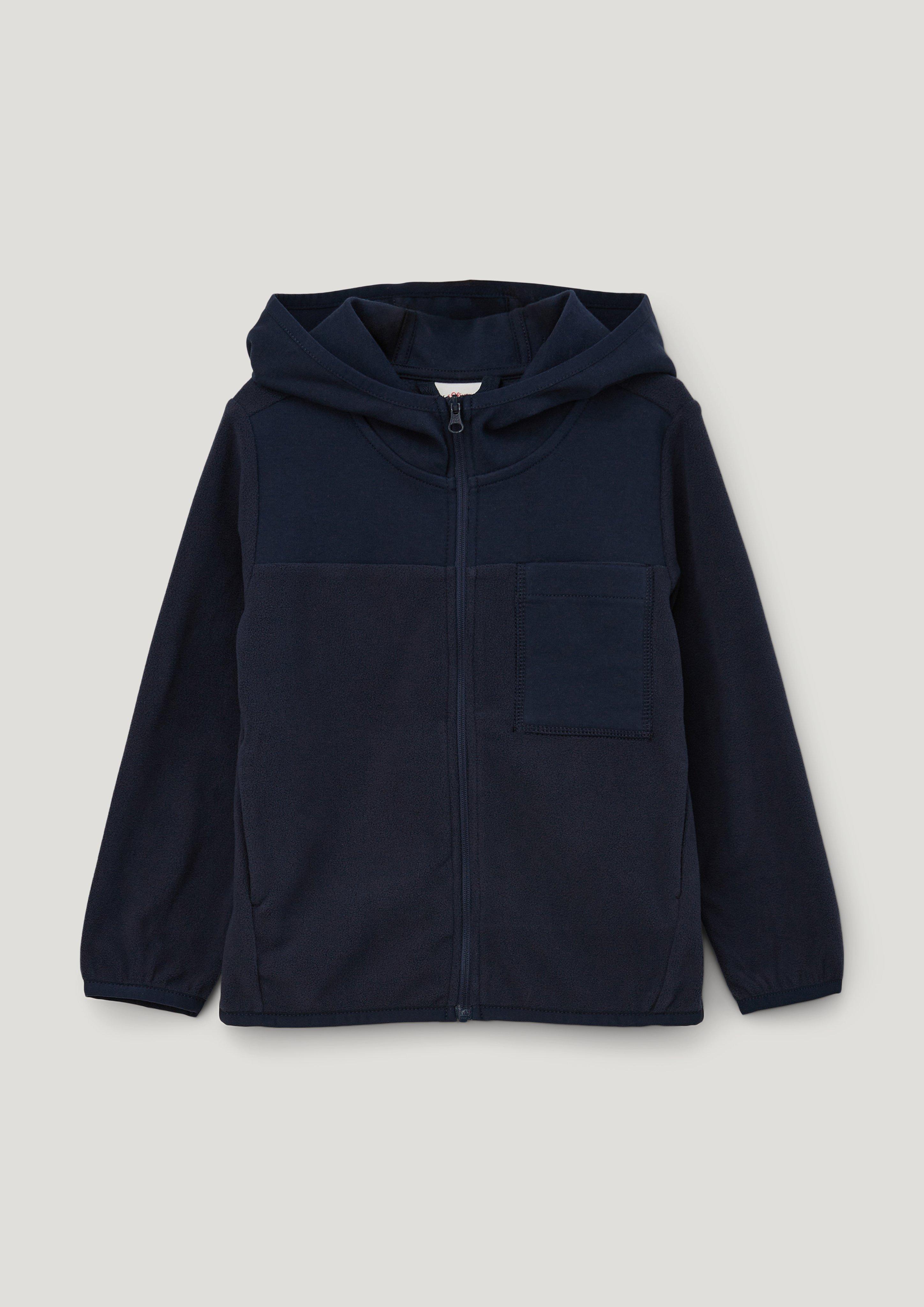 Sweatjacke mit Brusttasche  2134239-5952